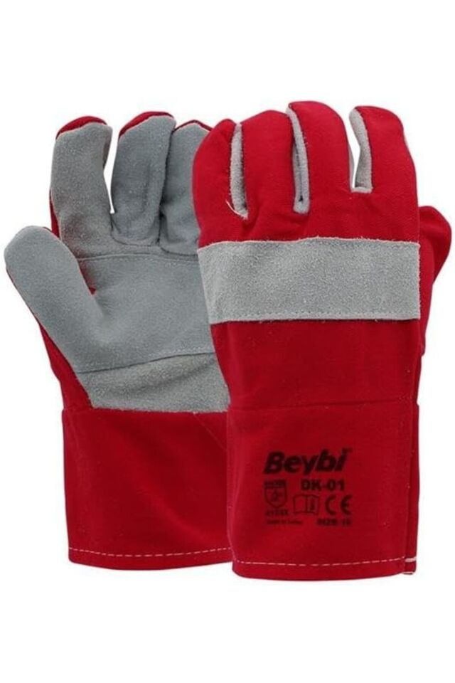 Yapı beybi dk-01 koton montaj eldiveni kırmızı 986377
