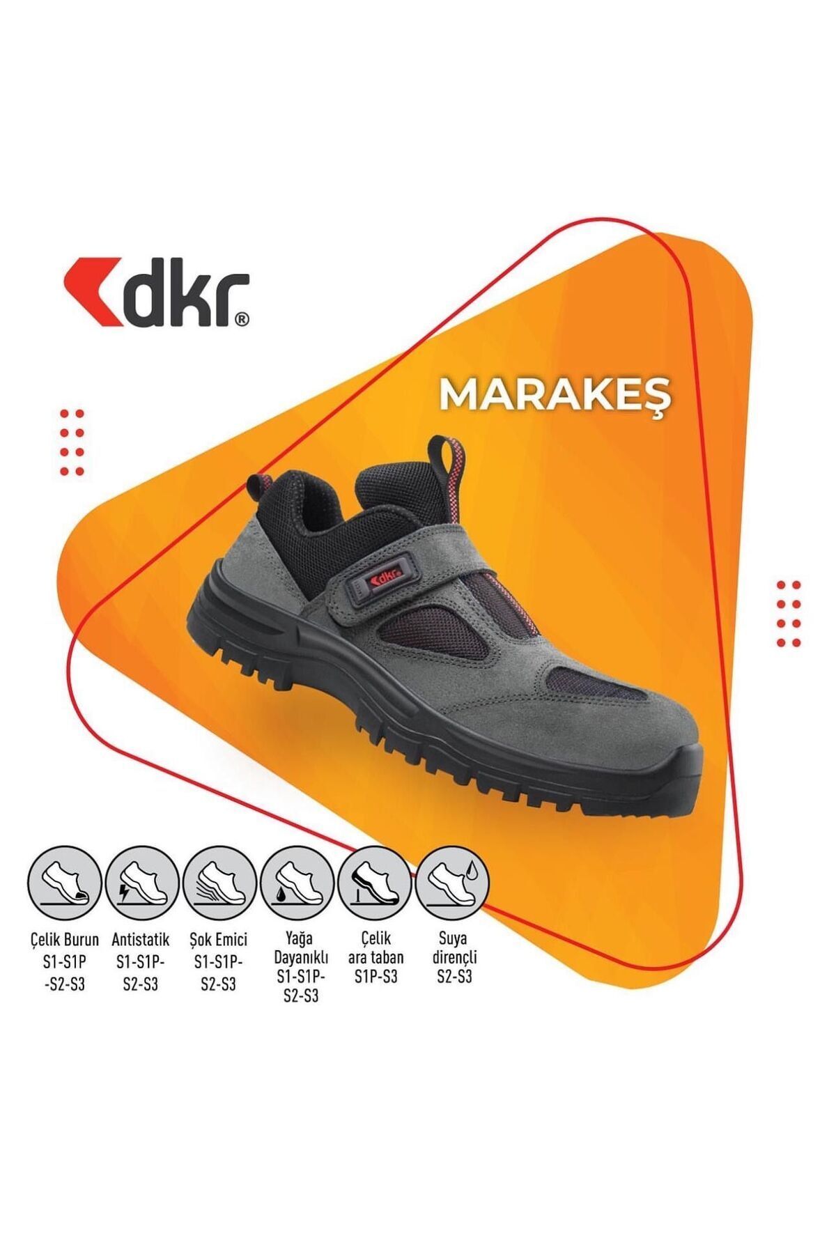 DEKOR MARKA ÇELİK BURUN İŞ AYAKKABISI