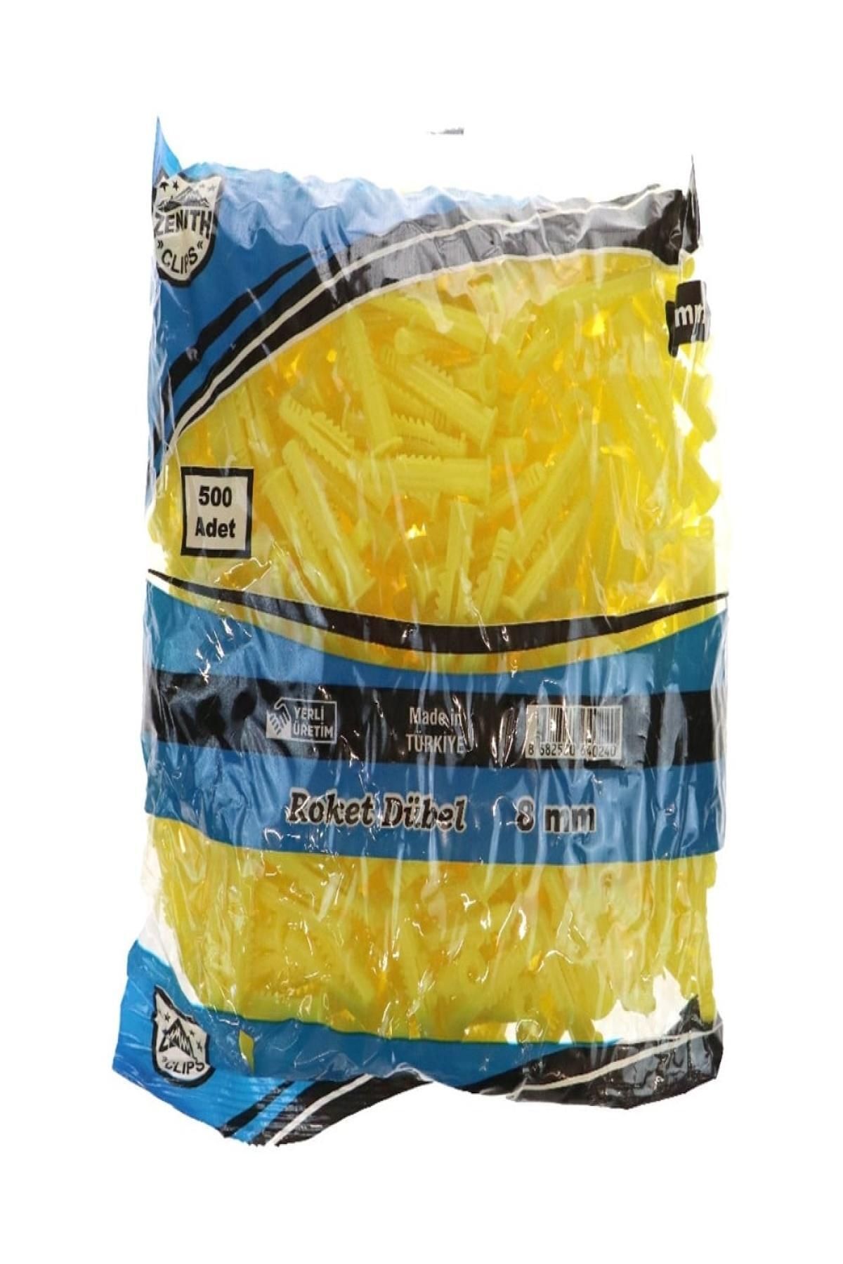 Roket Dübel Sarı 8mm Pk:500