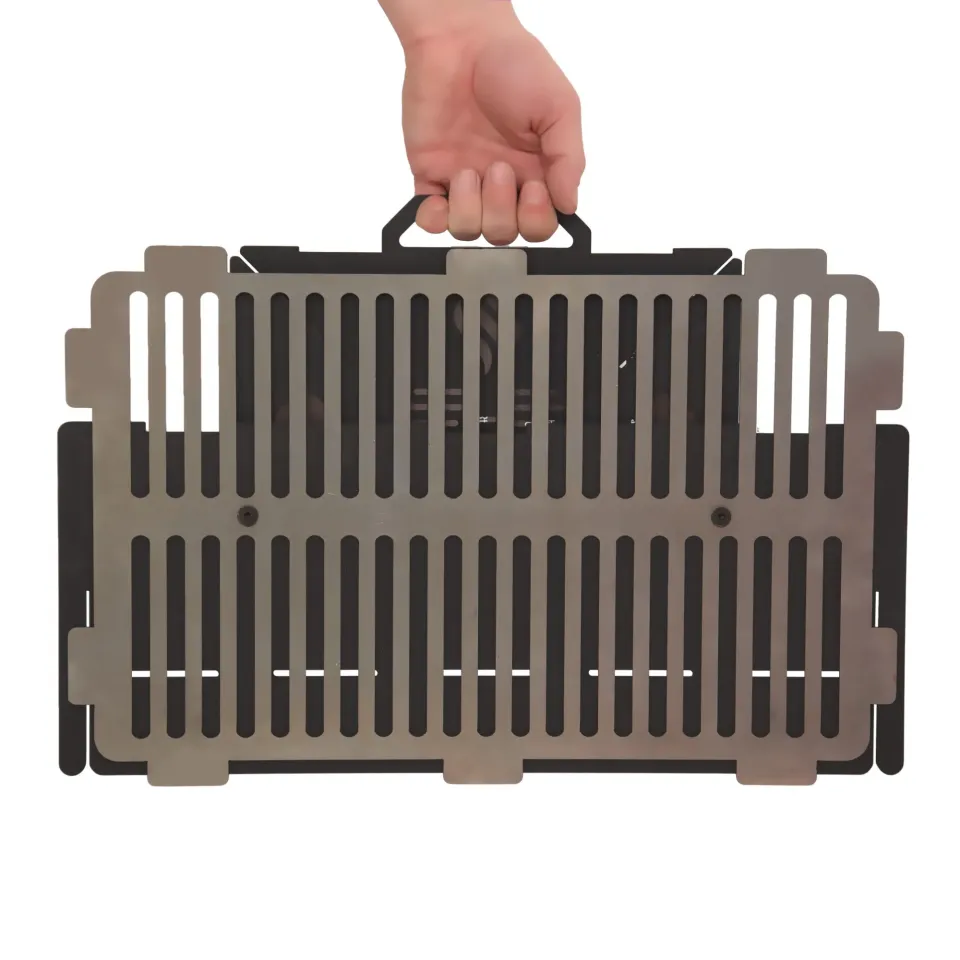 Baygato smoke master grill mangal (üçgen taban)
