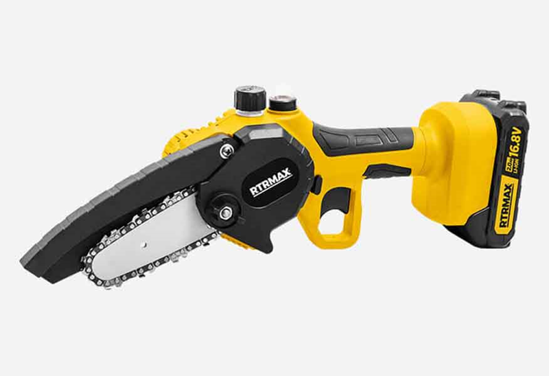 Rtrmax rtm9120 akülü budama makası 100mm 16,8v 2x2ah