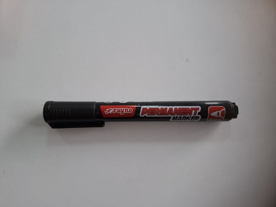 Permanent marker koli kalemi iki uçlu(siyah)