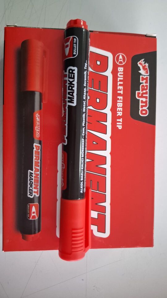 Permanent marker koli kalemi (kırmızı)