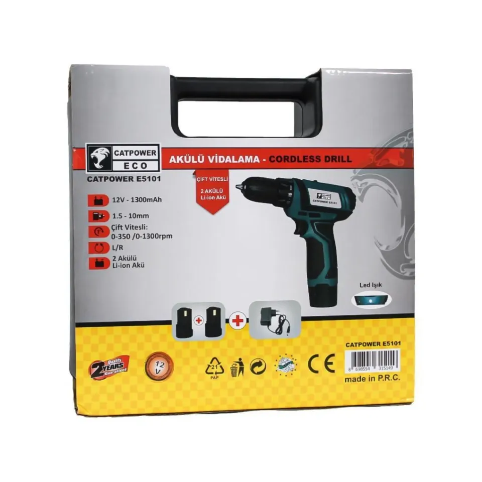 Catpower Akülü Vidalama 12 v Cate5101