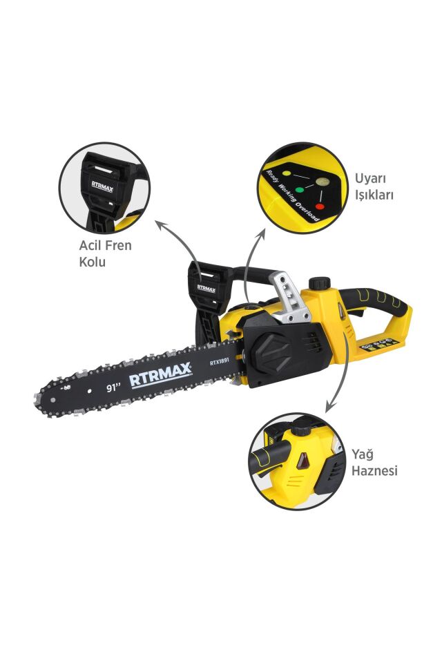 Rtx1891 Şarjlı Ağaç Kesme Motoru - Akü Hariç