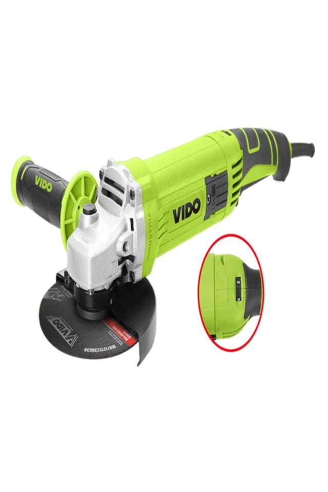 1200W 125mm 6 Kademe Hız Ayarlı Avuç İçi Taşlama