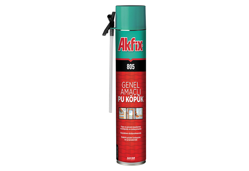 Akfix 805 Pipetli Poliüretan Köpük 750 Ml FA011