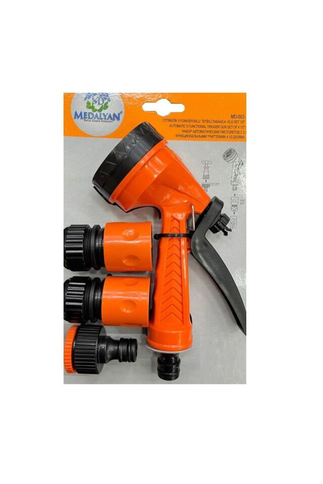 Tetikli Tabanca 5 Fonk.4Lü Set 1/2 MD-503