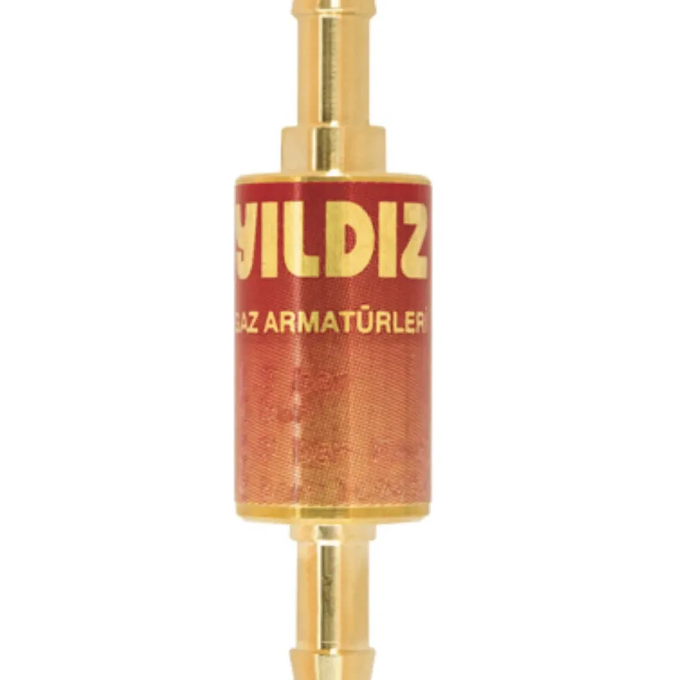 Yanıcı Gaz Hortum Arası  Emniyet Valfi Yanıcı Gaz 1018