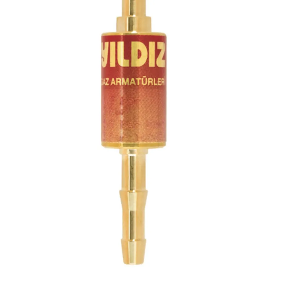 Yanıcı Gaz Hortum Arası  Emniyet Valfi Yanıcı Gaz 1018