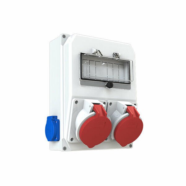 Kombinasyon Kutusu 2 Adet 5*32A CEE Ön + 2 Adet 1*16A Yan