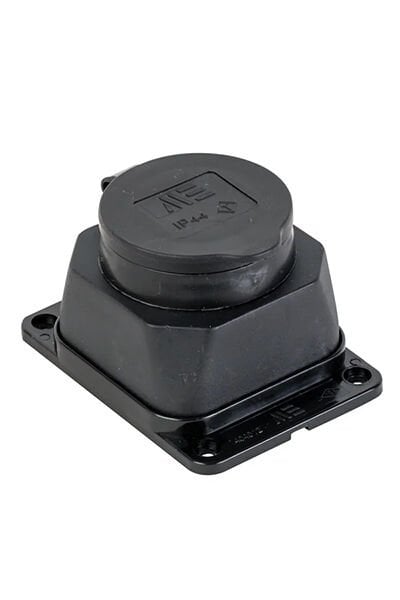 Mete Enerjı 404012 1x16a 2p+e 220-240V Ip44 Kaucuk Duvar Prızı