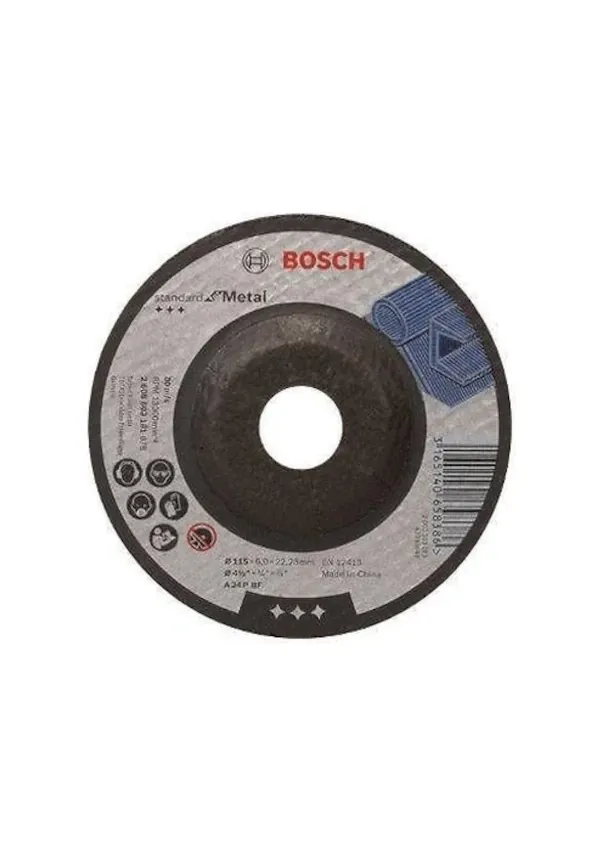Bosch Standard For Metal Aşındırıcı Disk 115 x 6.0