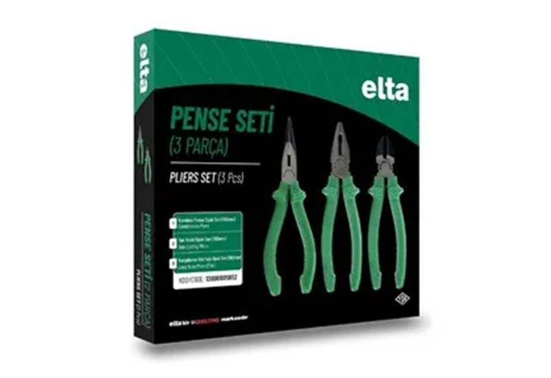 Elta 3 Parça Pense Set - 13000005652