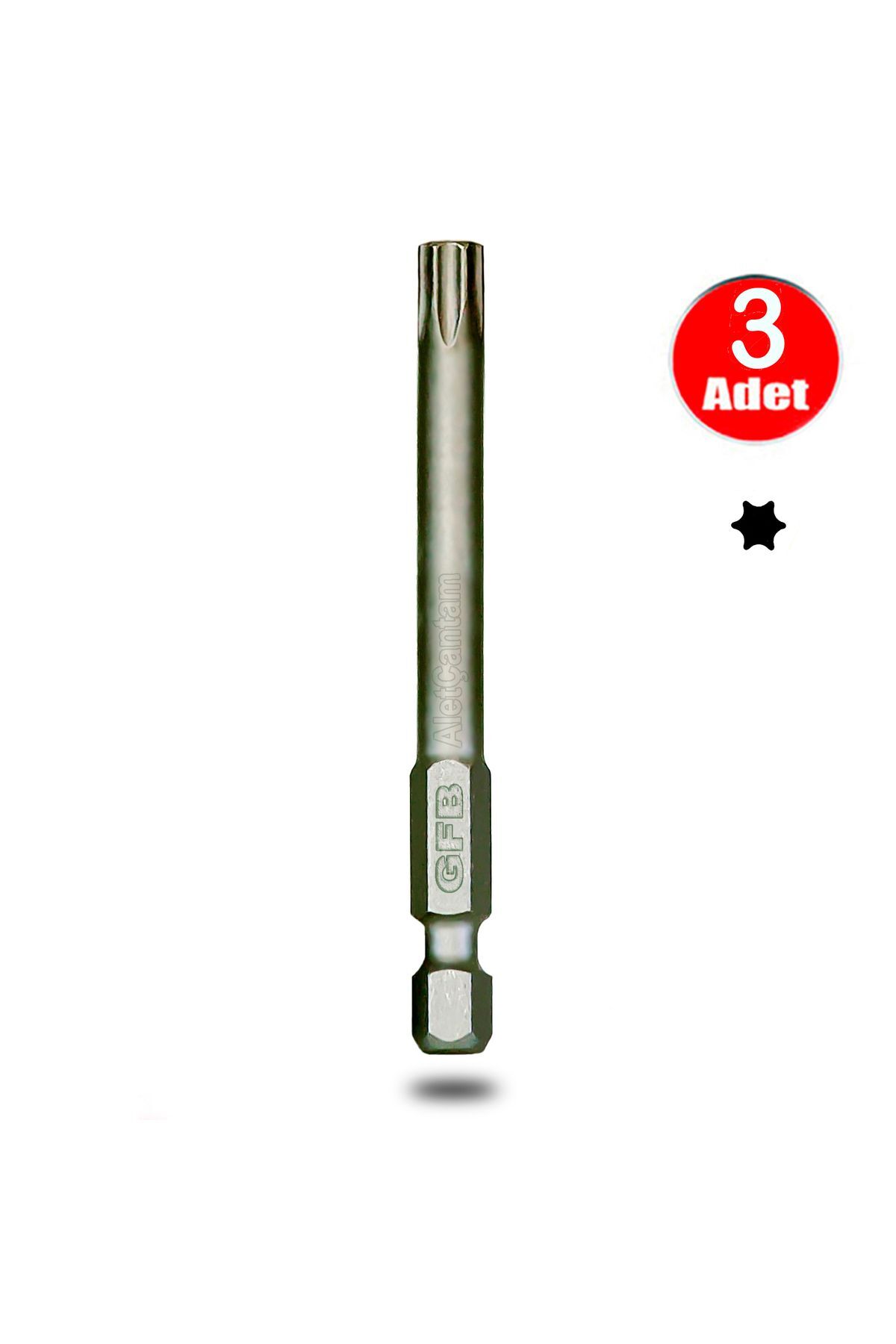 Bits Tork Uç Vidalama Torx Matkap Ucu T30 X 100 Mm - 3 Adet