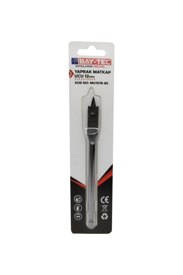 Bay-Tec MU1578-85 yaprak matkap ucu 12 mm