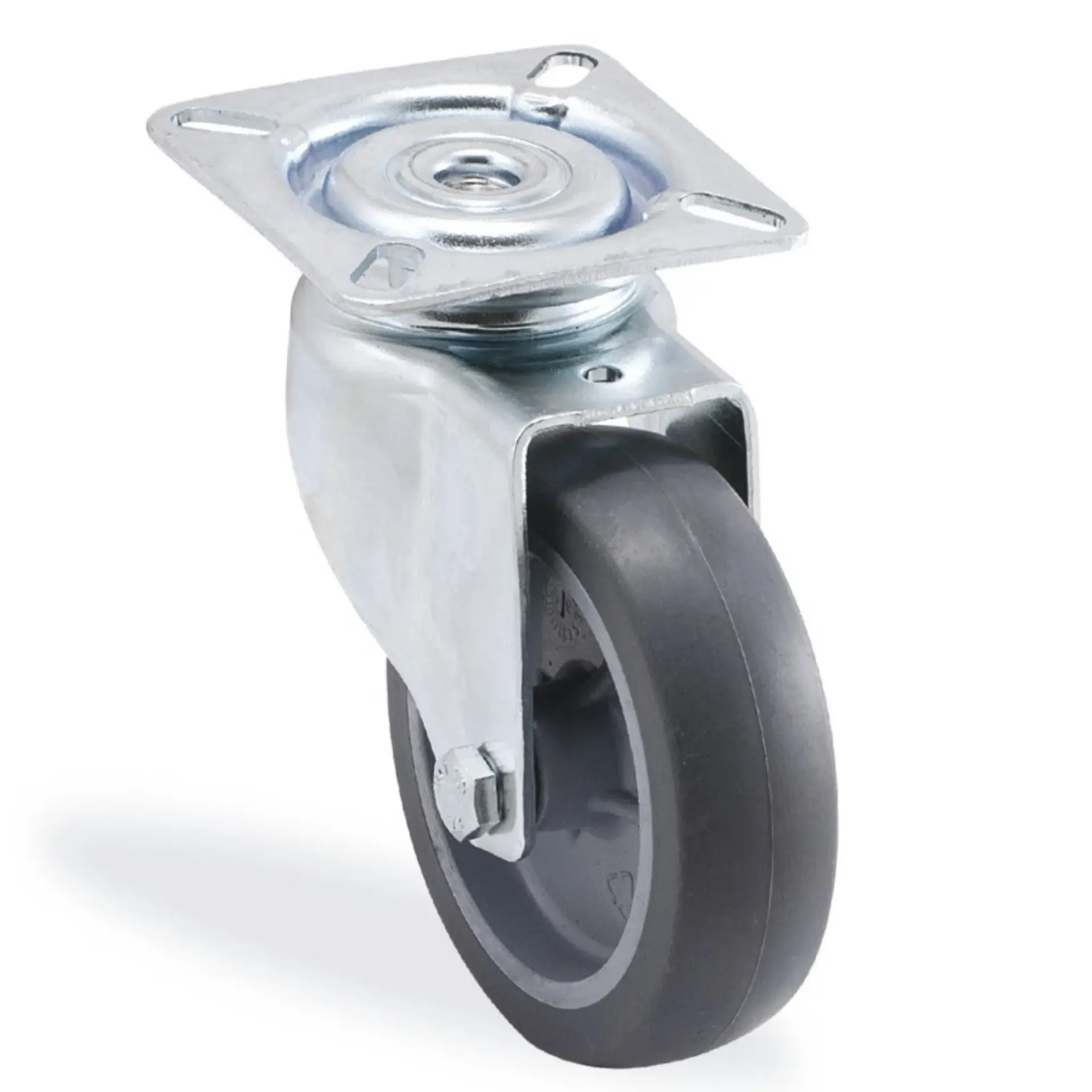Kama Servis Tekeri Gri Döner 75 MM (MTB075)