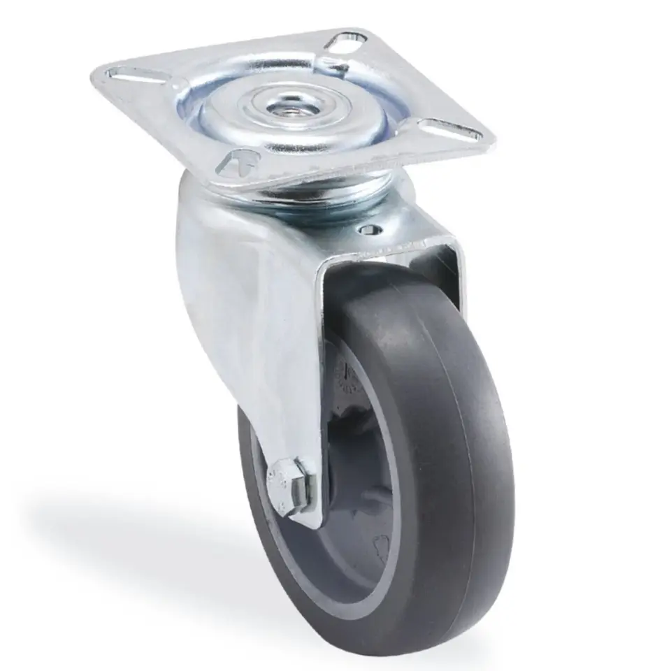 Kama Servis Tekeri Gri Döner 75 MM (MTB075)