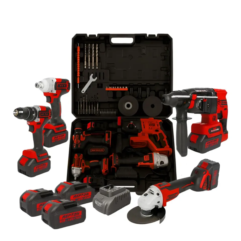 Repton Kömürsüz Akülü Kombo 4 Lü Set RP1380