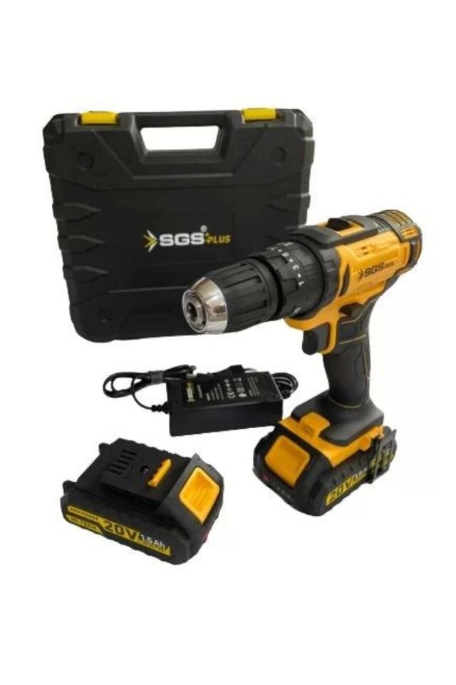 0 - 250 watt akülü darbeli matkap seti 20v 1.5ah