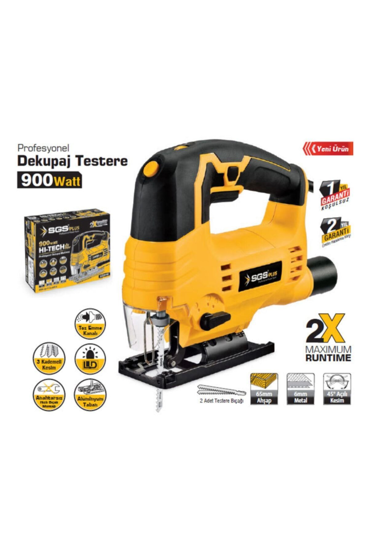 Profesyonel dekupaj testere 900 watt