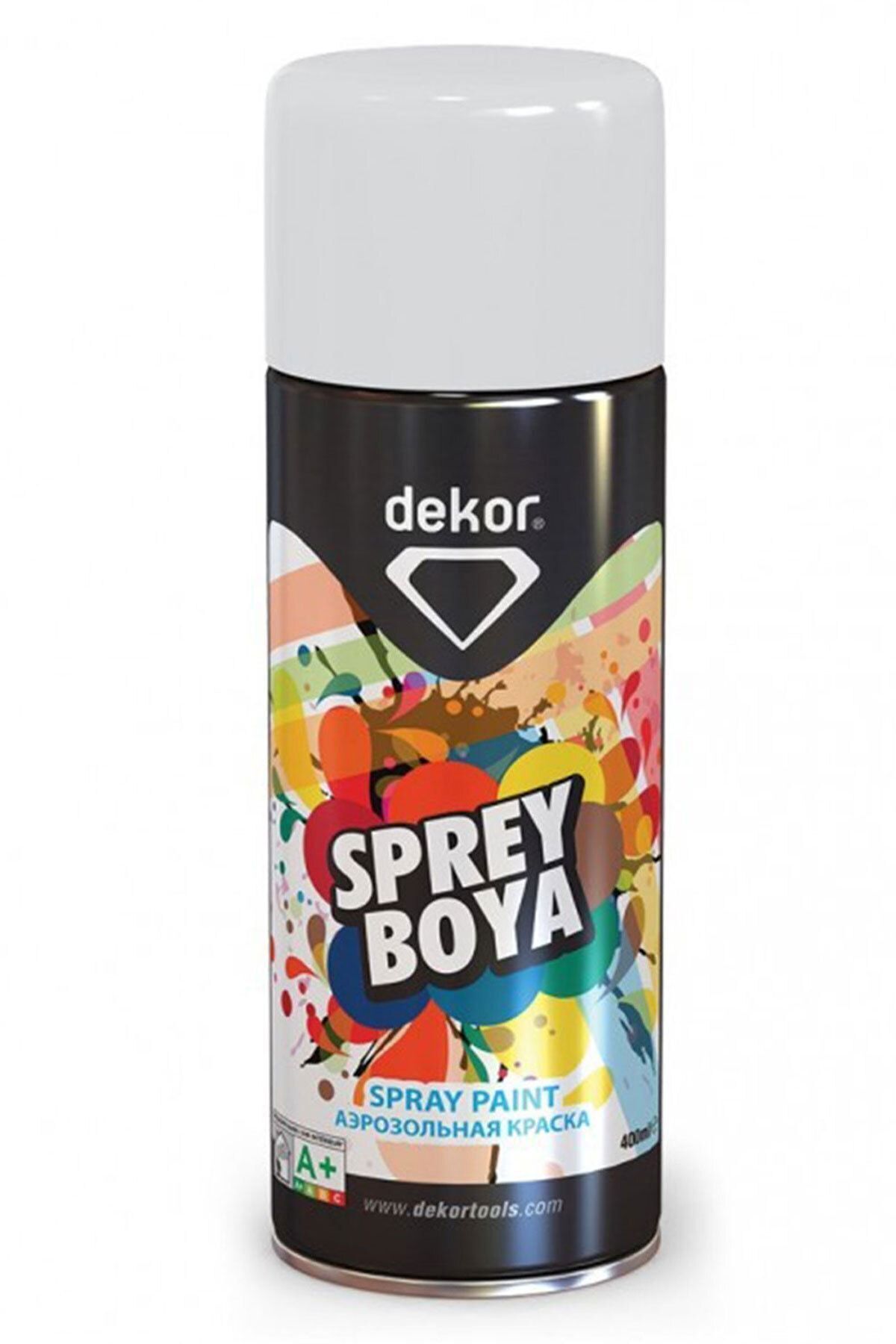 Akrilik Efektli Sprey Boya Mat Beyaz 400 ml