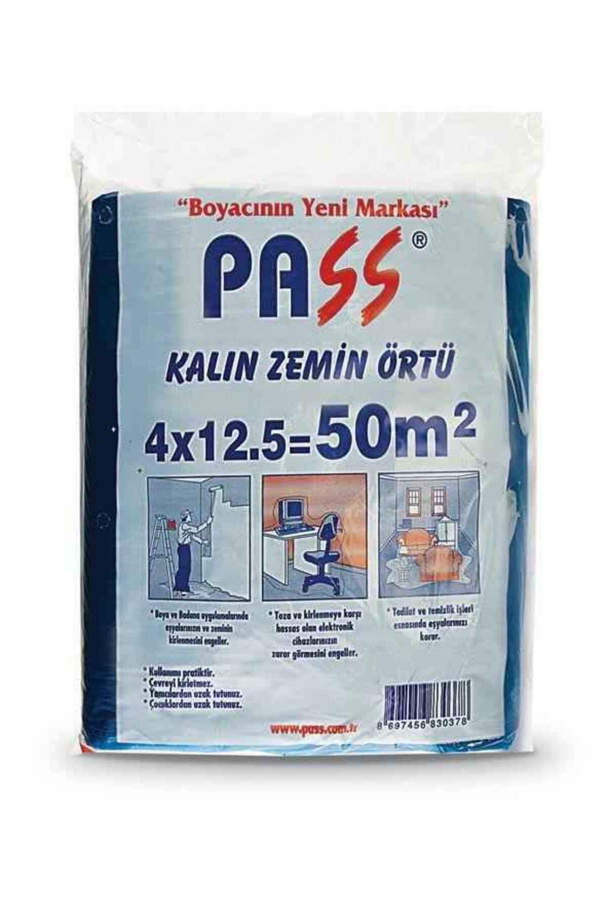 Kalın Zemin Örtüsü Branda Mavi 50m2