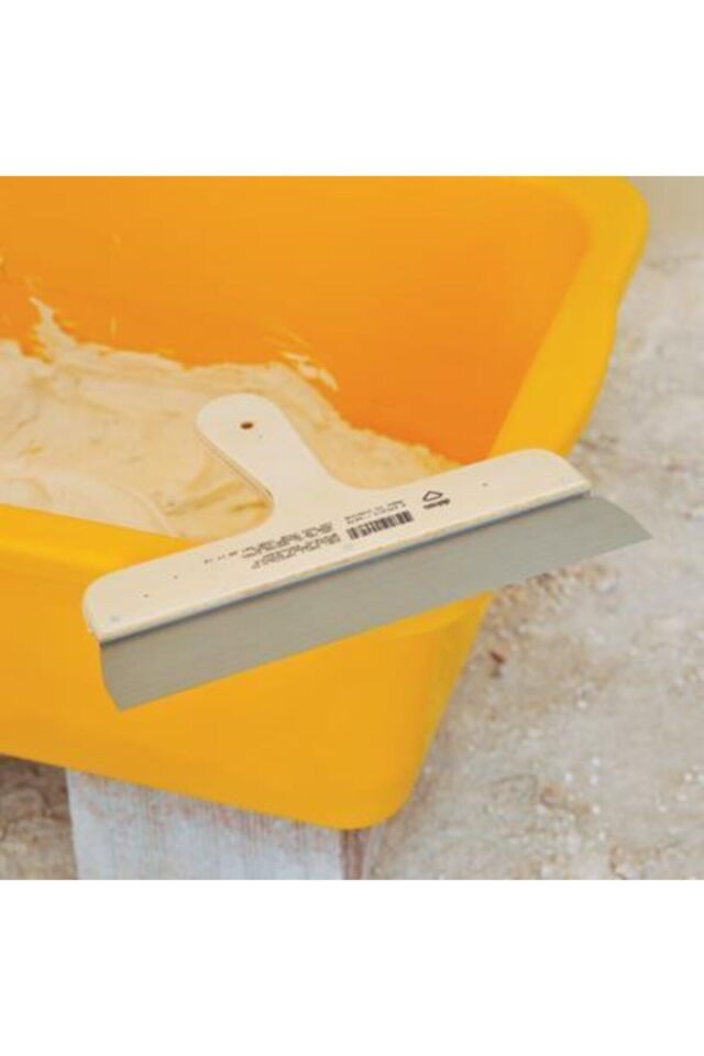 Egri Saplı Spatula  Sıva Temizlik 20 Cm