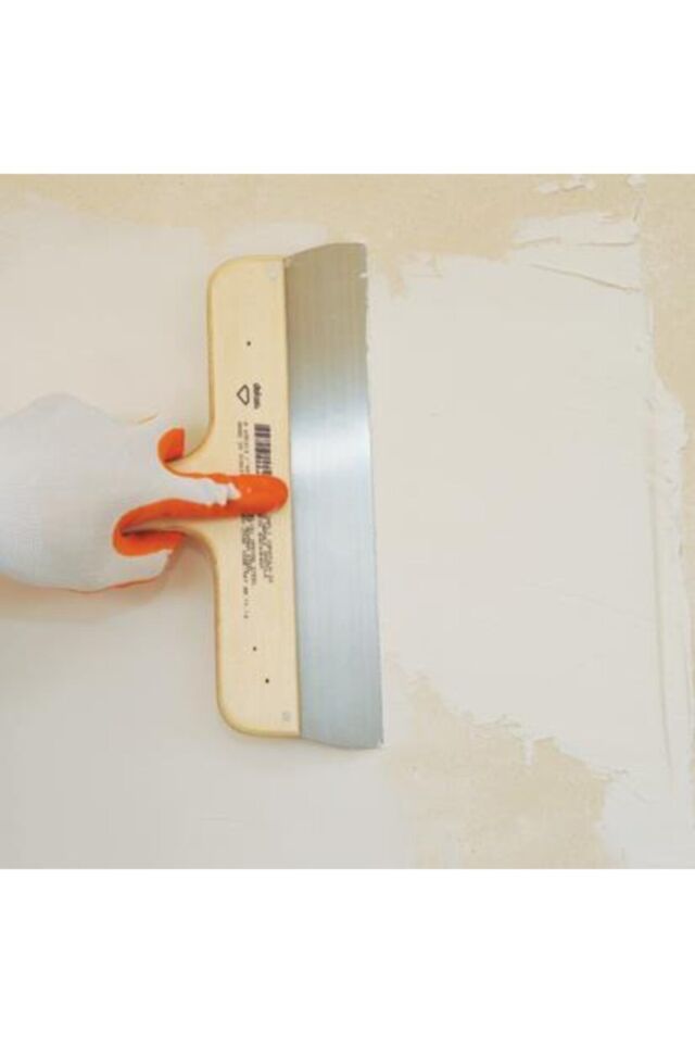 Egri Saplı Spatula  Sıva Temizlik 20 Cm