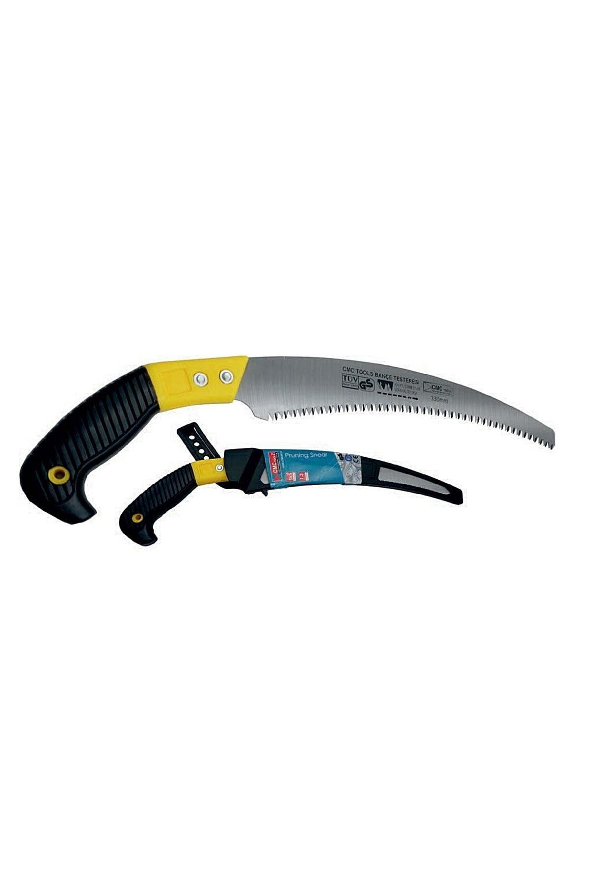 Kılıflı Eğri Budama Testeresi Bıçkı 330 Mm Orta Diş