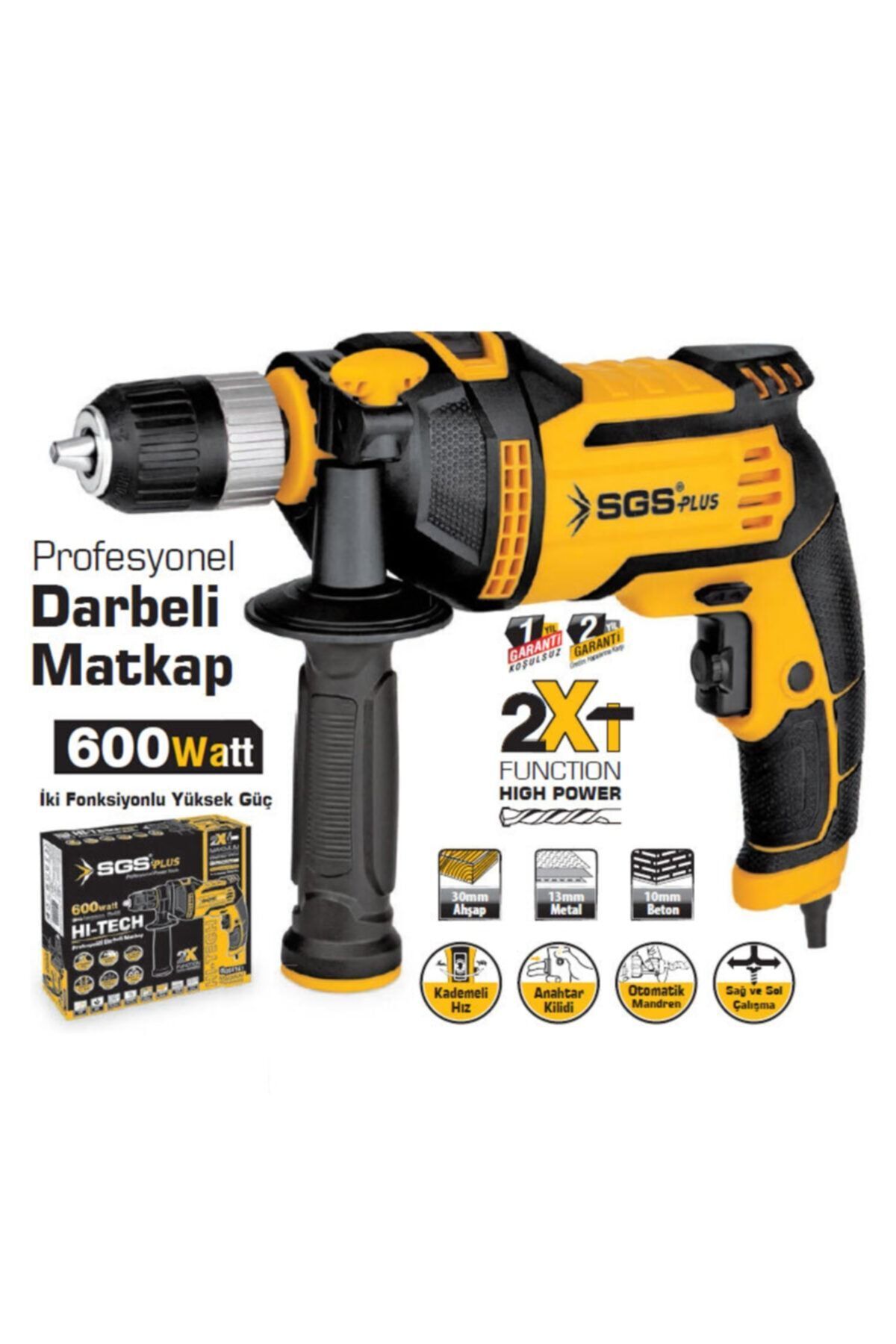 5142 Profesyonel Darbeli Matkap - 750 Watt