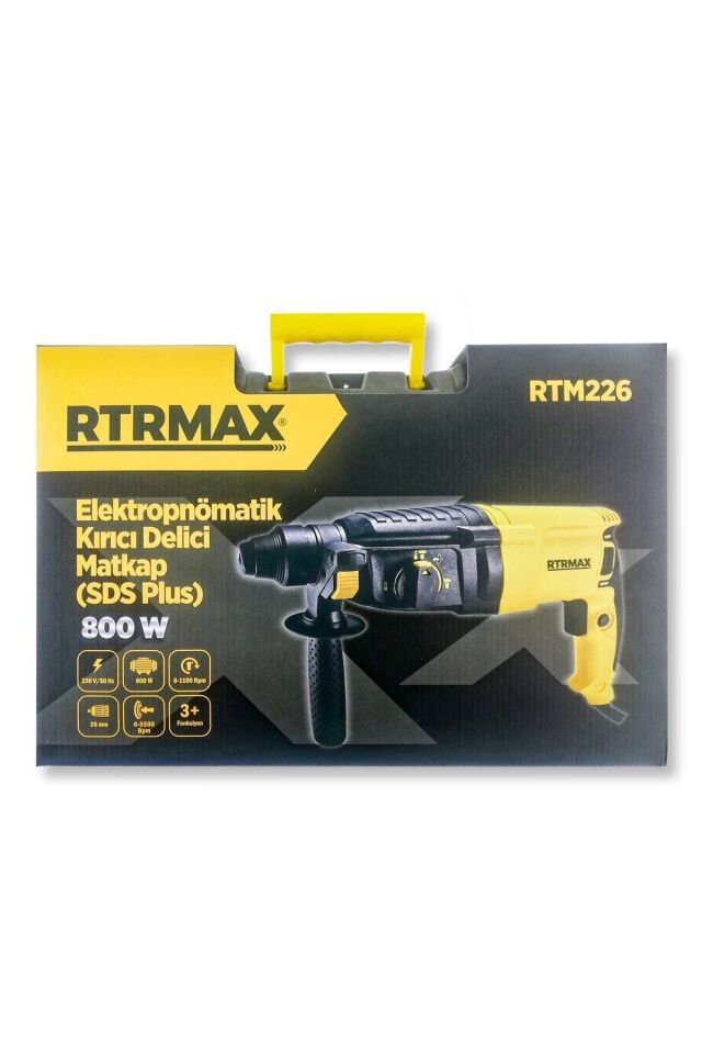 Rtm226 Kırıcı Ve Delici Matkap 800 Watt | 3 Fonksiyonlu
