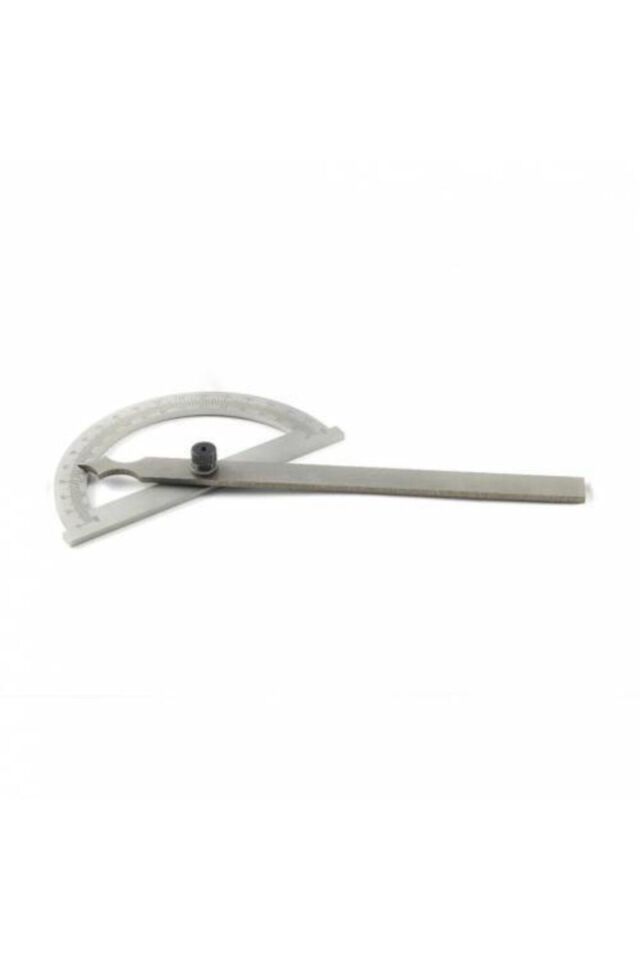 DW Açılı Iletki Gönye Açı Ölçer Cetvel 80x120 Mm