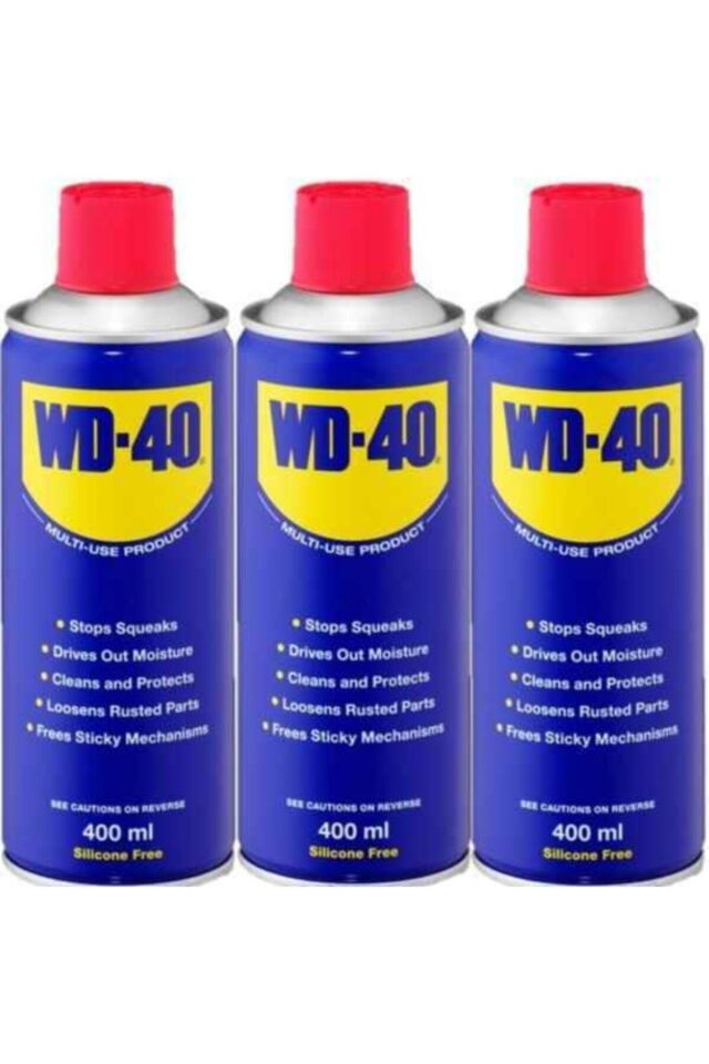 3 Adet Wd40 Pas Sökücü Sprey 400 ml