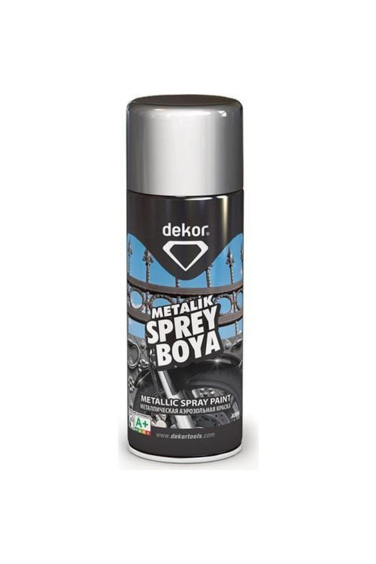 666 Metalik Gri Sprey Boya 400ml
