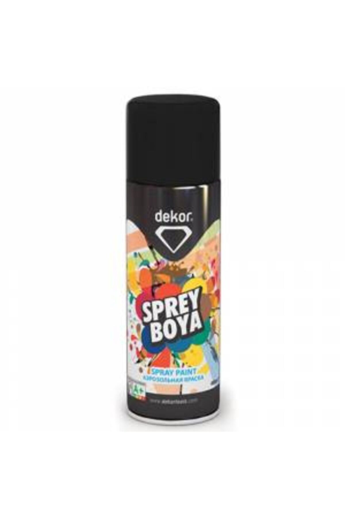 Mat Siyah Sprey Boya 652