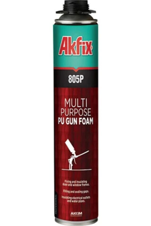 805p Çok Amaçlı Profesyonel Pu Köpük Tabancalı 750 Ml