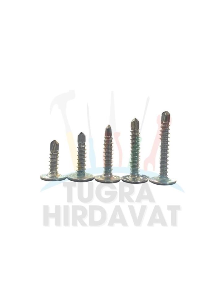 Rysb 3,9x13 Mm 2500 Adet Beyaz Pul Başlı Matkap Uçlu Vida Otomatik Vida