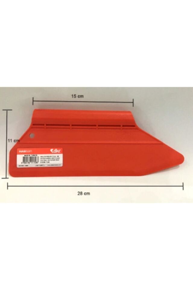Dkr 726 Kodlu Plastik Duvar Kağıdı Yapıştırma Spatulası -