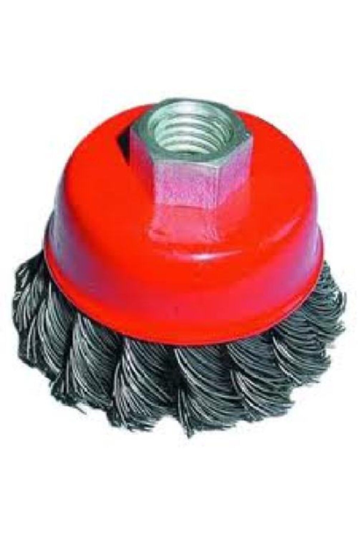 Çanak Tel Fırça Burgulu 100 mm